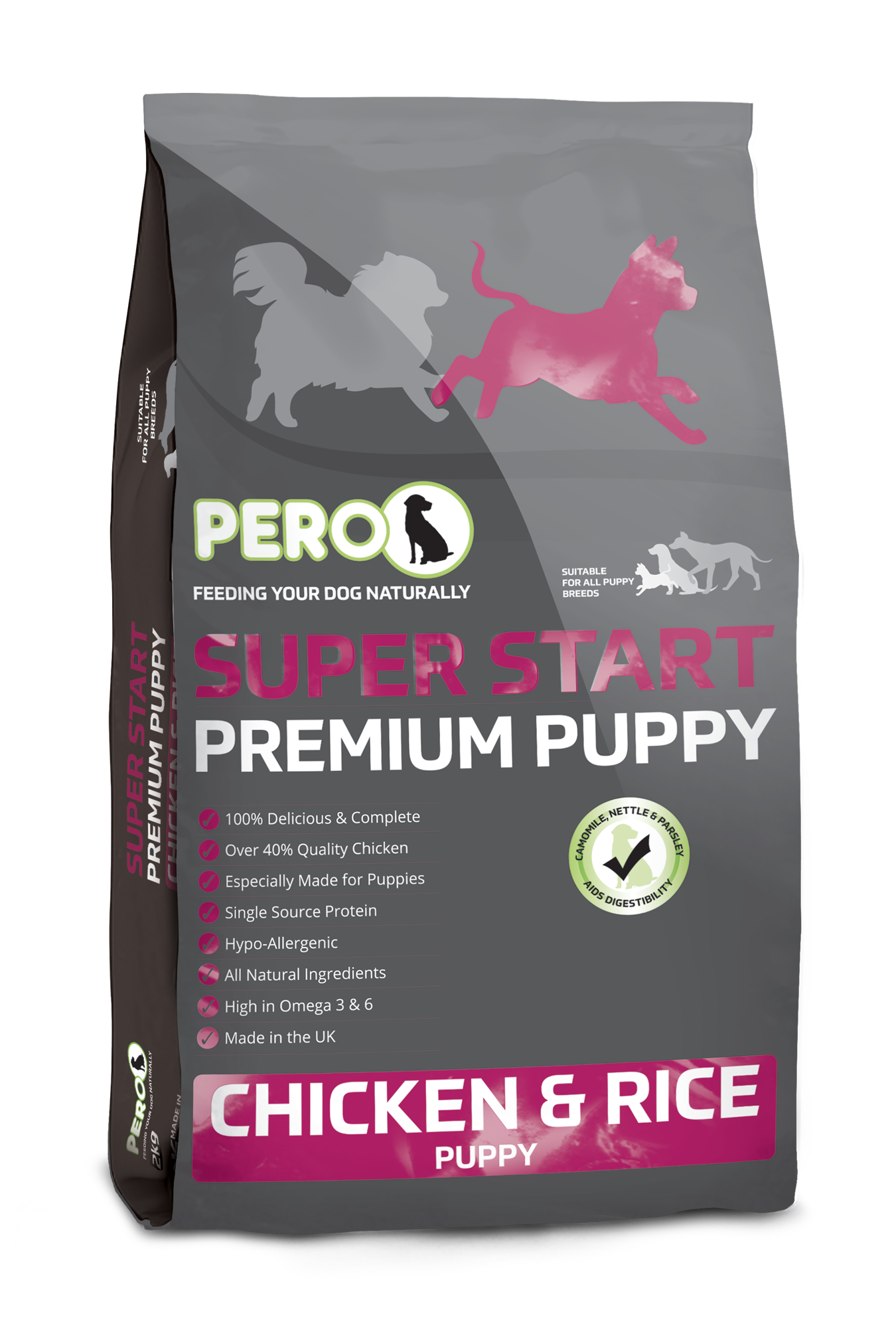 Pero Super Start Puppy Chicken & Rice Dry Dog Food - 2kg